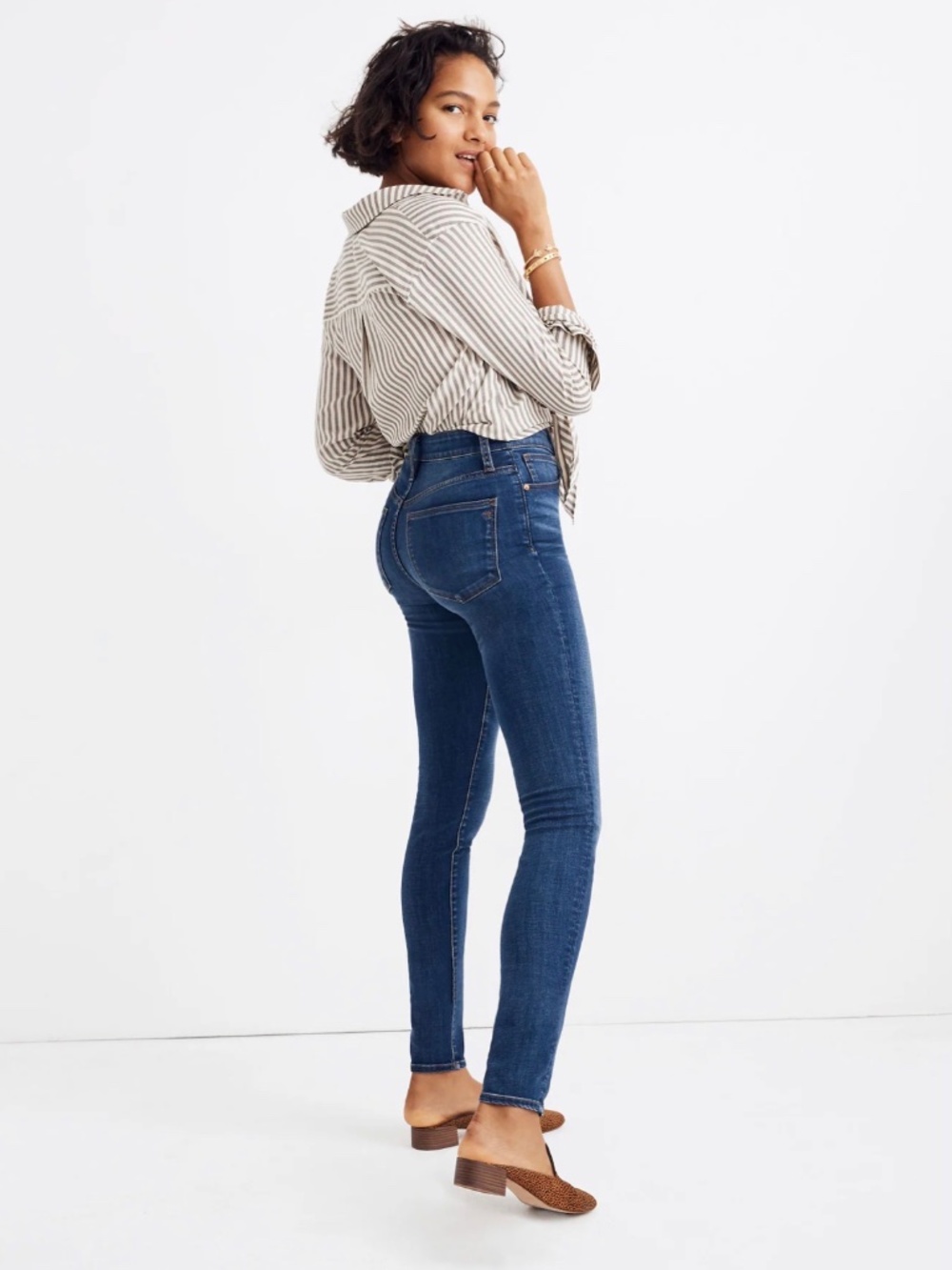 Madewell curvy high-rise skinny size 25 Hayes Wash